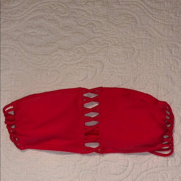 Pink Bandeau Bikini Top - Picture 1 of 3